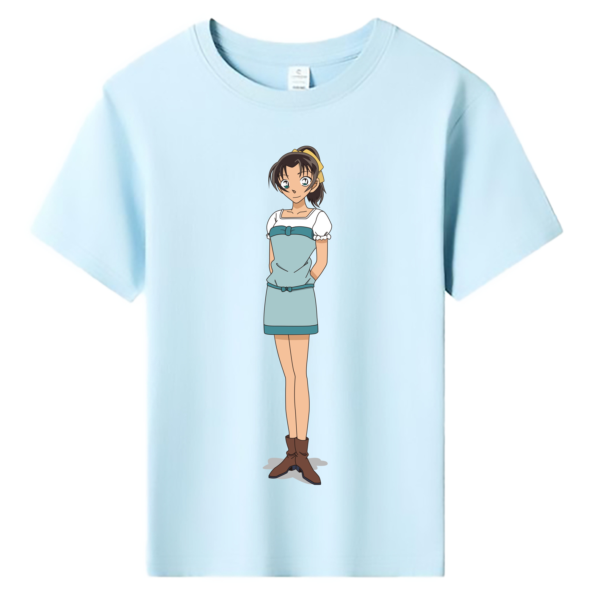 （画像用） 名探偵コナン Detective Conan 綿100％キッズTシャツ（フロントプリント）